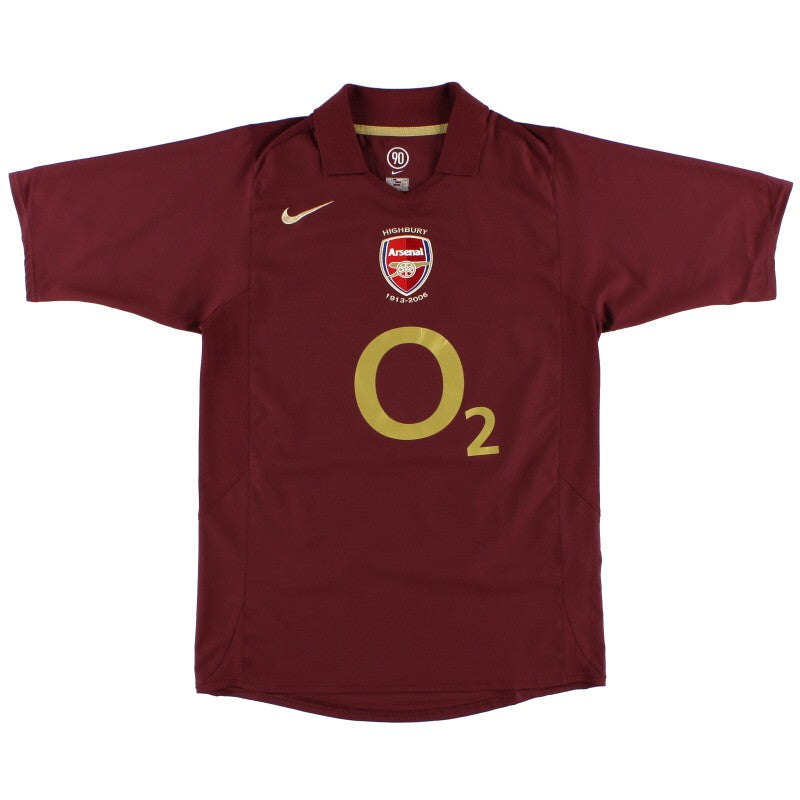 MAILLOT ARSENAL 2005 2006 - DOMICILE