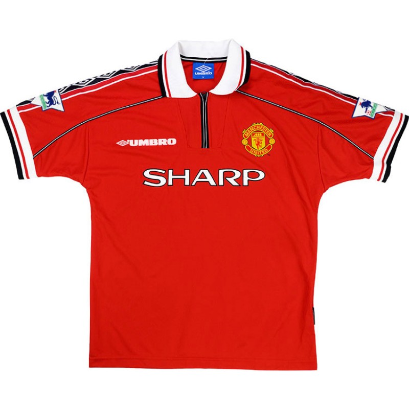 MAILLOT MANCHESTER UNITED 98 99 - DOMICILE