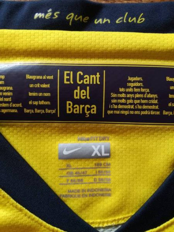 MAILLOT BARCELONE 08/09 - EXTERIEUR