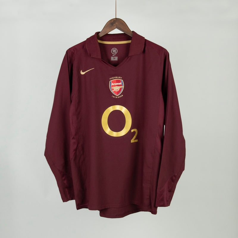 MAILLOT ARSENAL 2005 2006 - DOMICILE