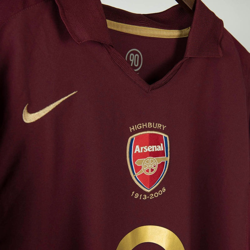 MAILLOT ARSENAL 2005 2006 - DOMICILE